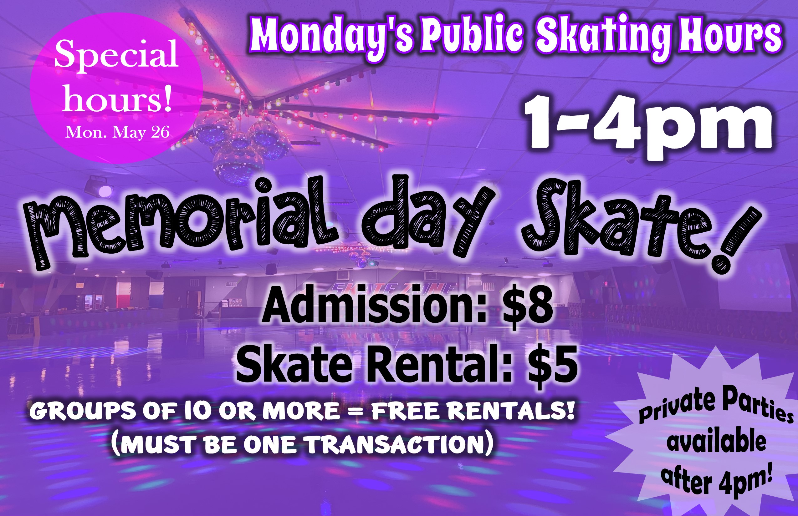 SPECIAL HOURS 2025_MAY 26