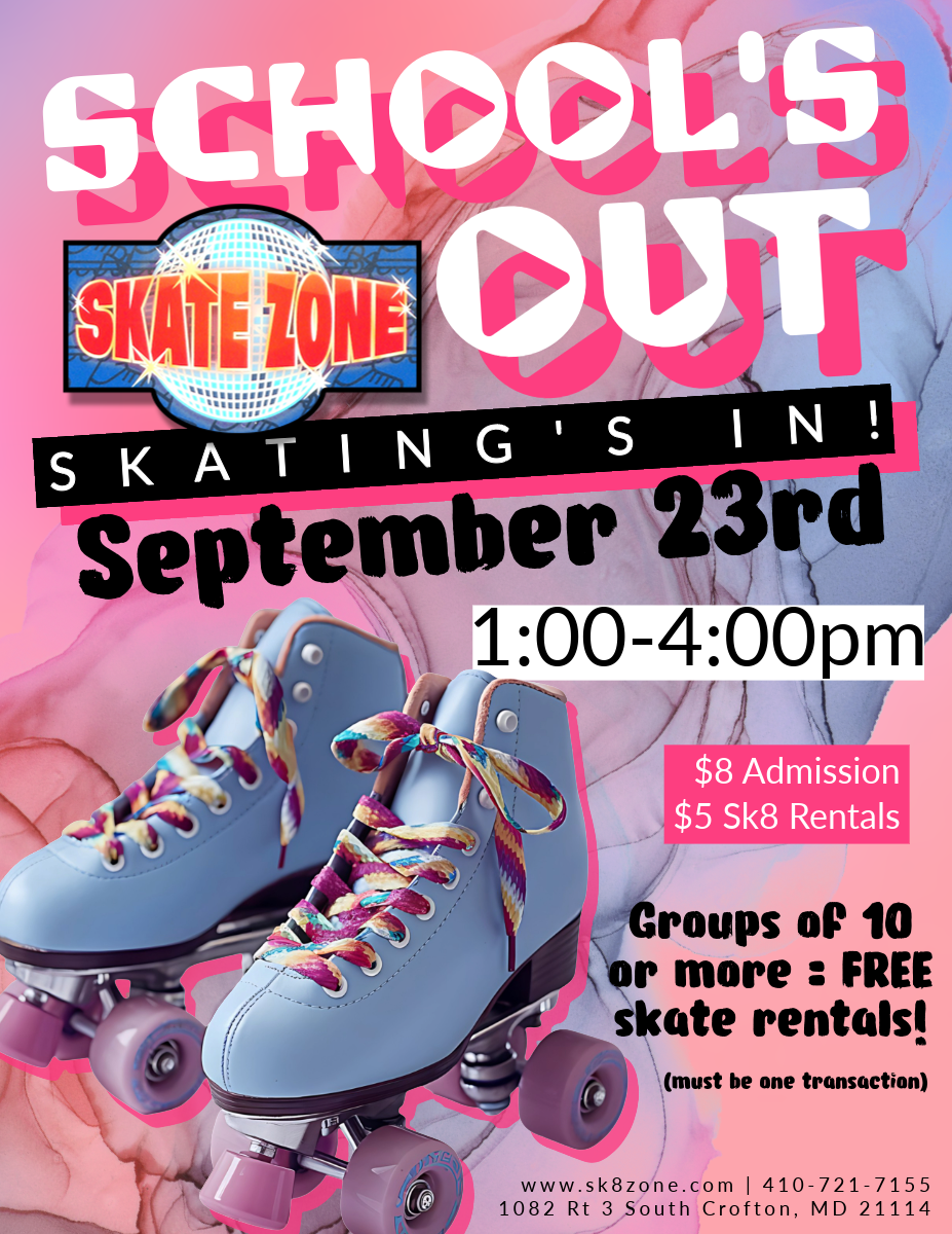 School’s Out Skates 2025 SEPTEMBER